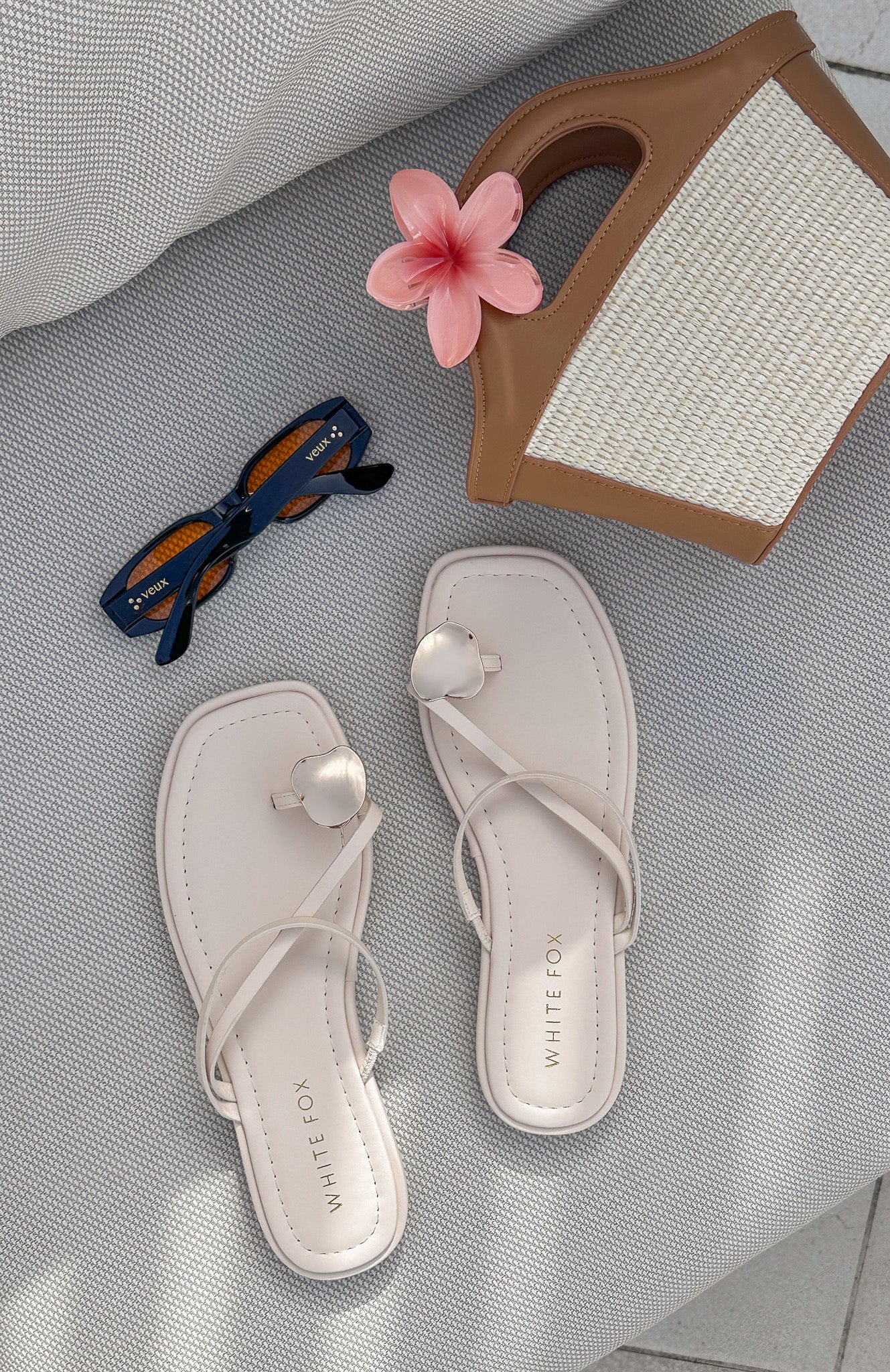 Nicolette Sandals Bone - Image 4