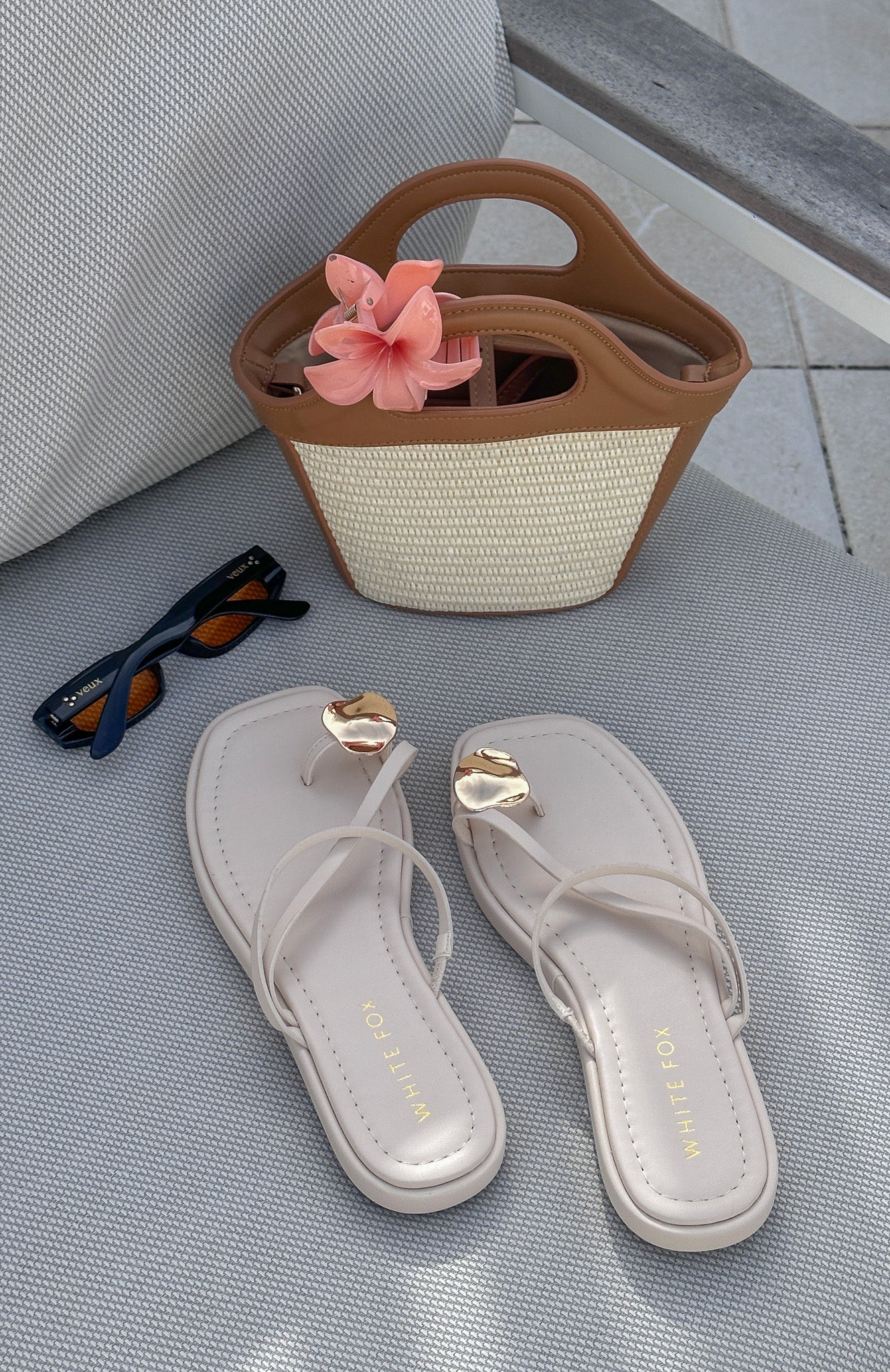 Nicolette Sandals Bone - Image 5