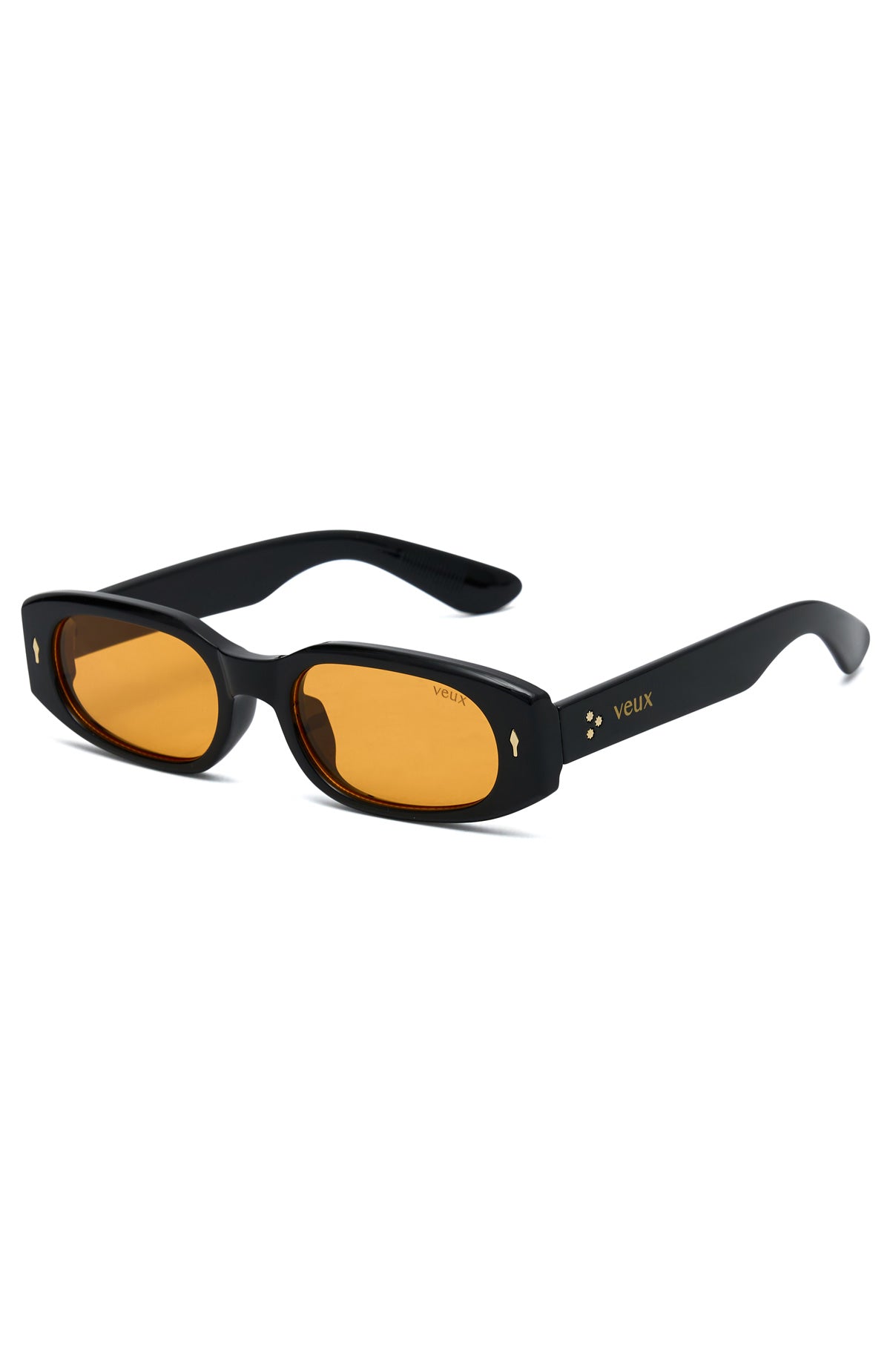 Nish Sunglasses Black/Orange - Image 3