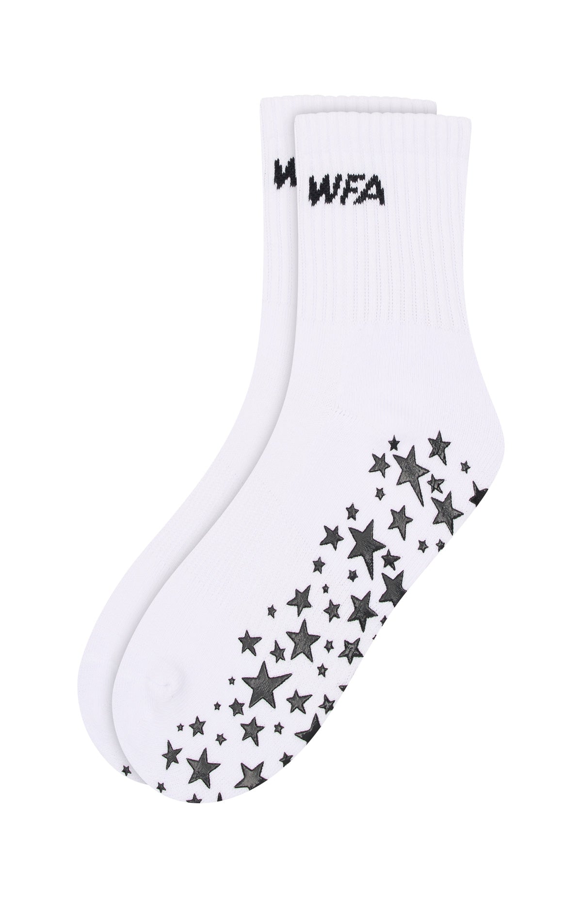 No Slowing Down Grip Socks White/Black - Image 8