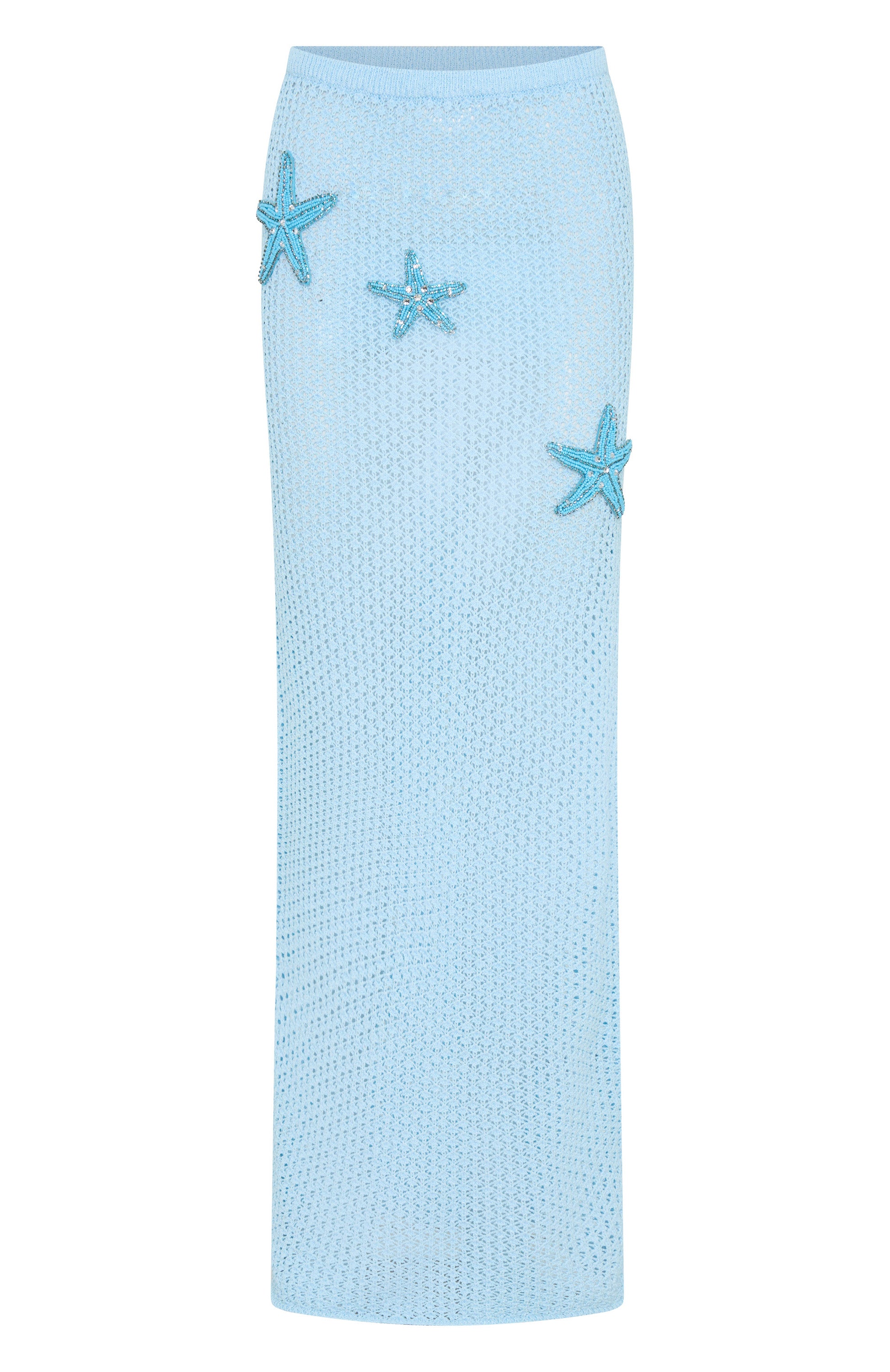 Ocean Starlet Maxi Skirt Baby Blue - Image 6