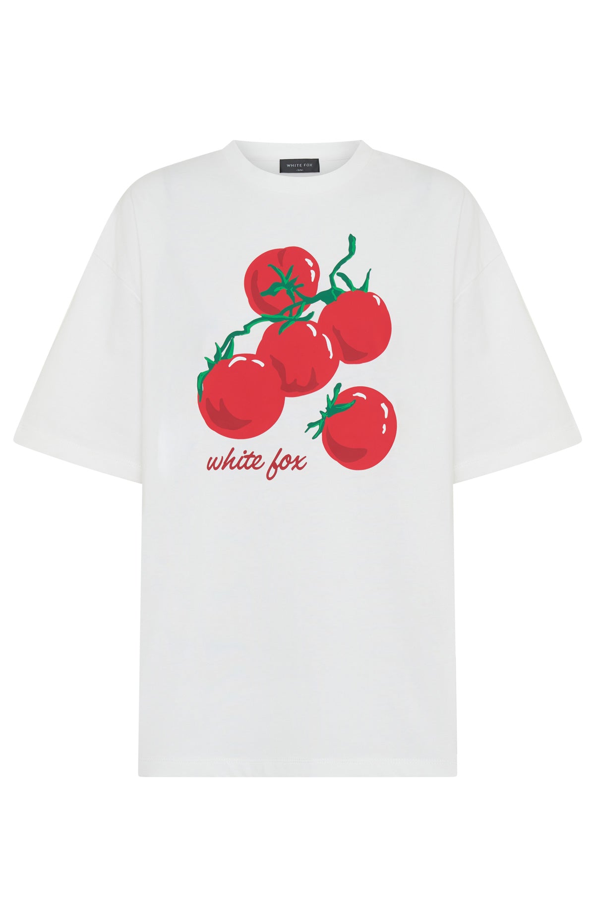 On The Vine Oversized Tee White - Image 5