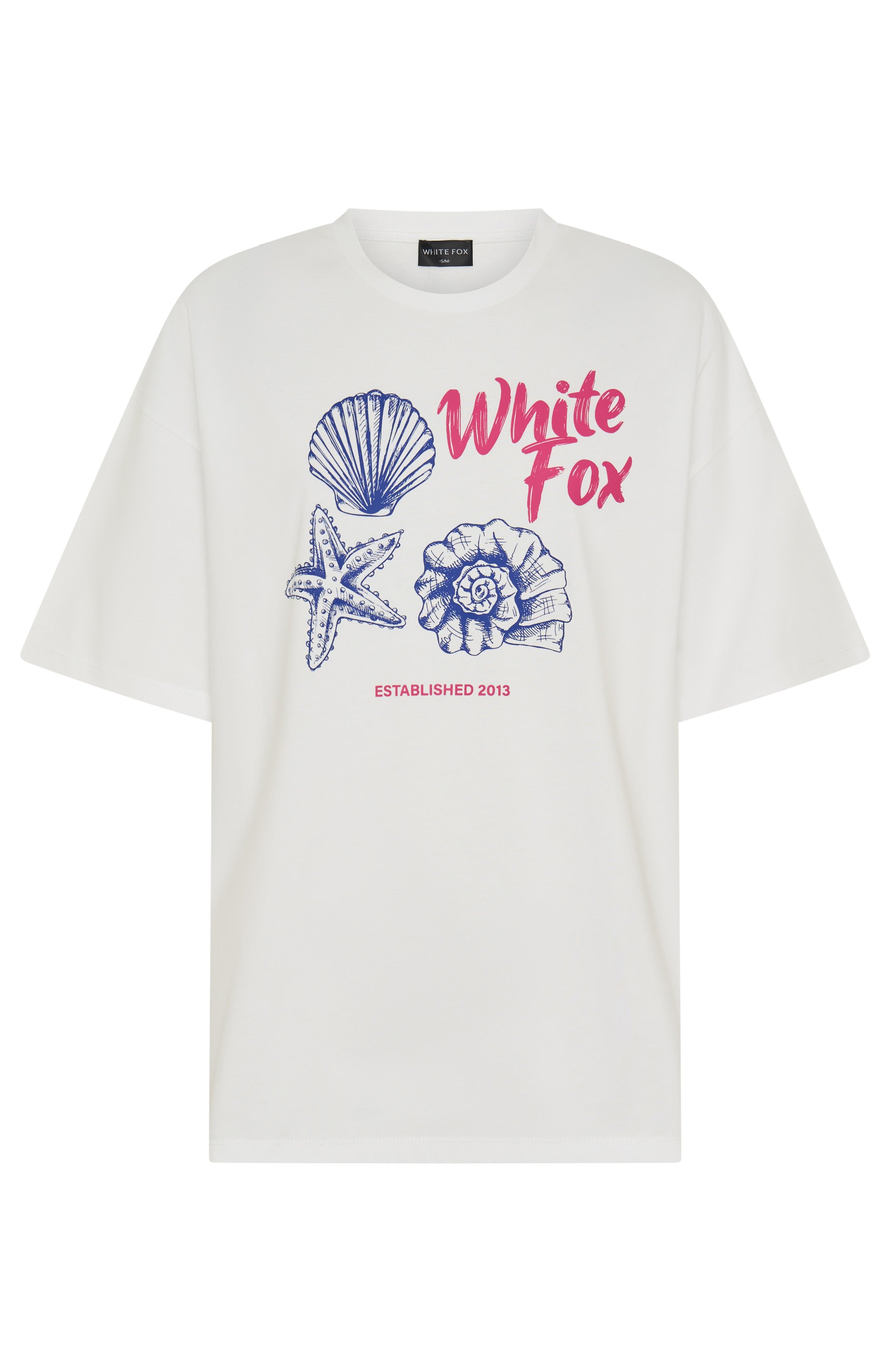 Pick Up Shells Oversized Tee White - Image 5