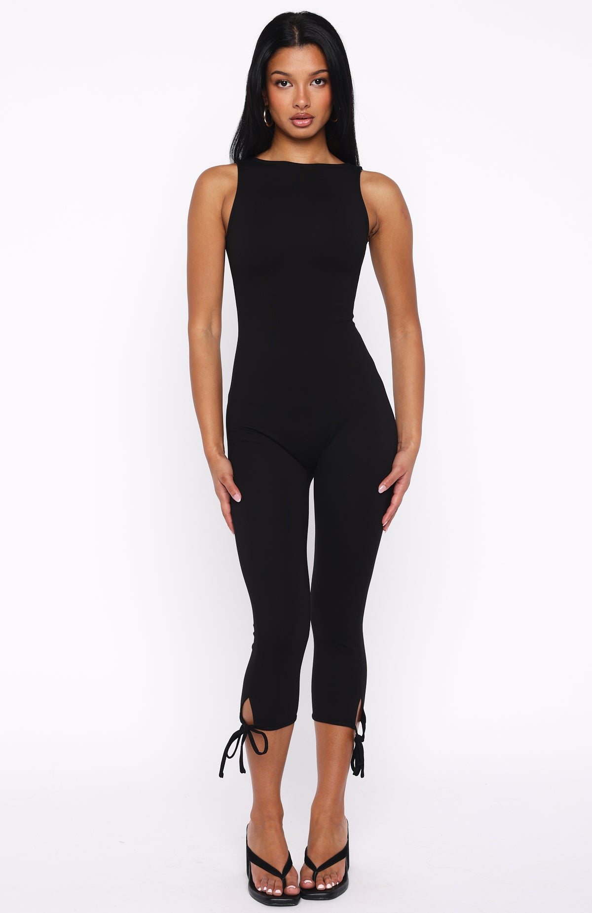 Problem Solved Capri Jumpsuit Black - Image 3