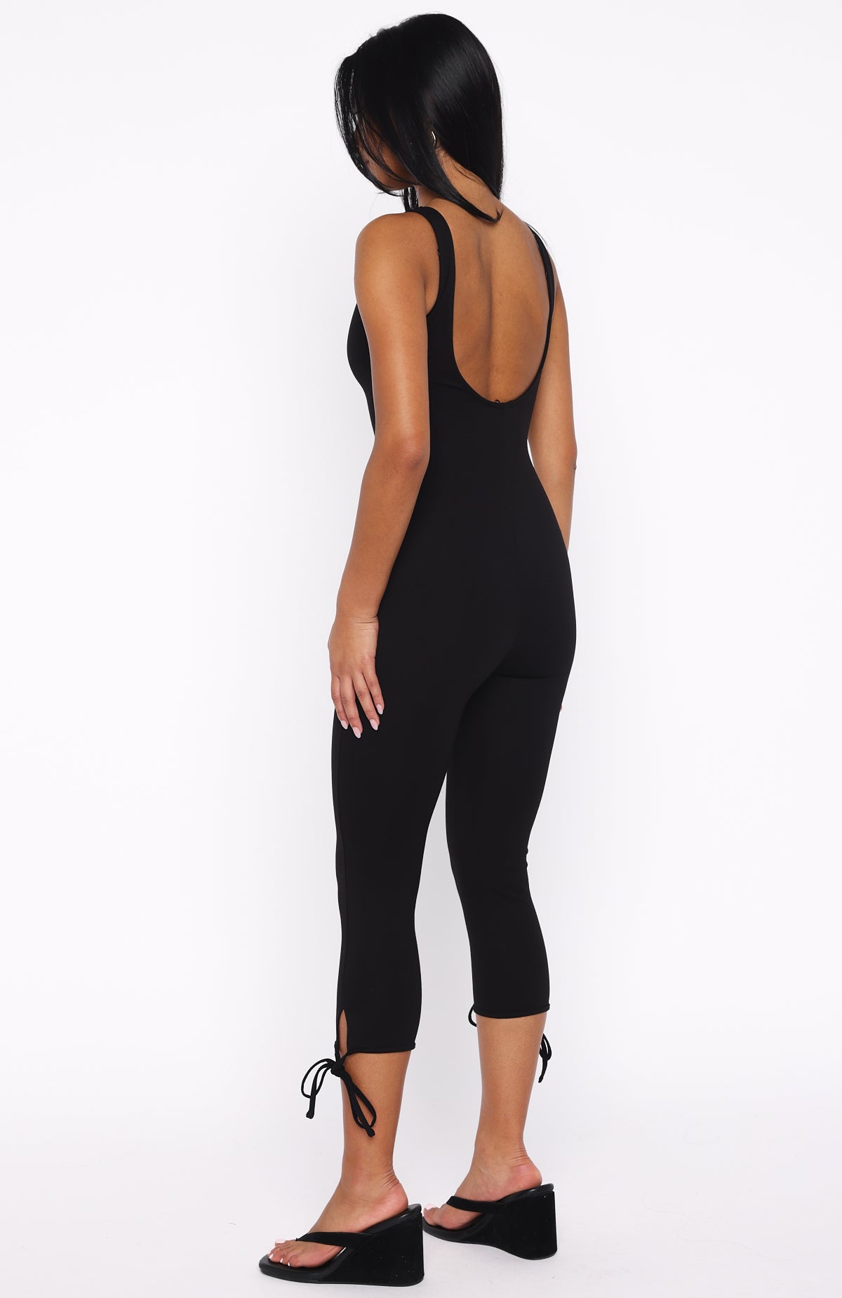 Problem Solved Capri Jumpsuit Black - Image 5