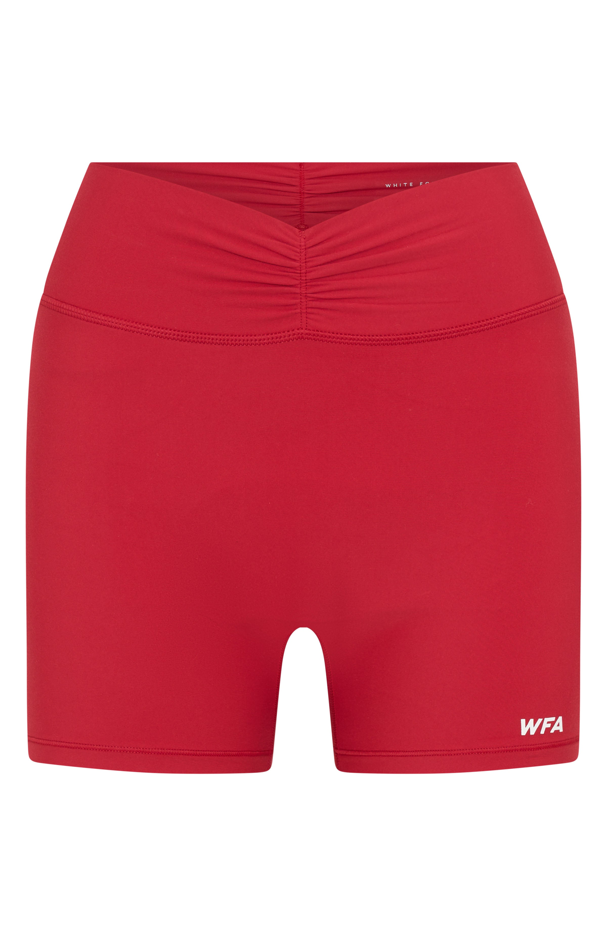 Radiate High Waisted Shorts Cherry Red - Image 7