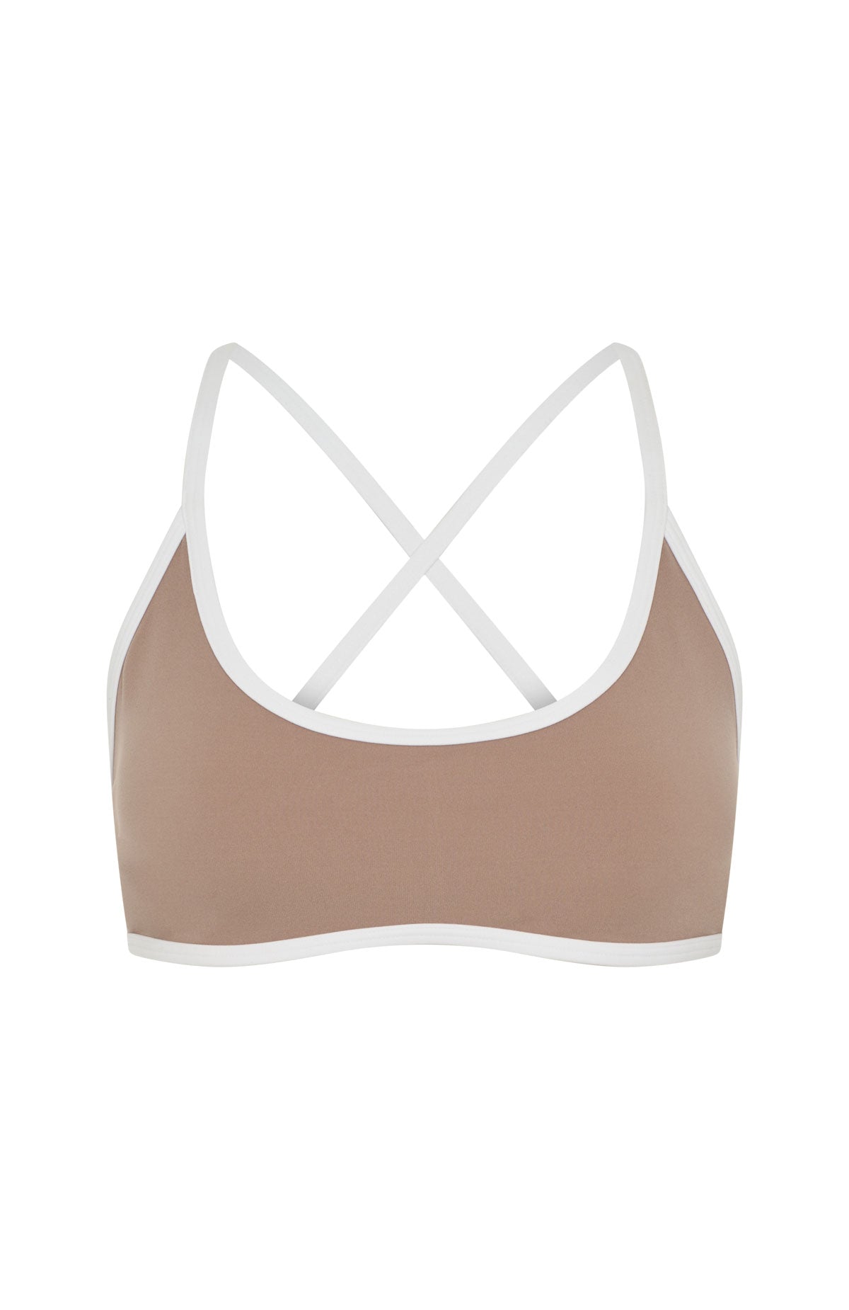 Relentless Sports Bra Caramel/White - Image 7