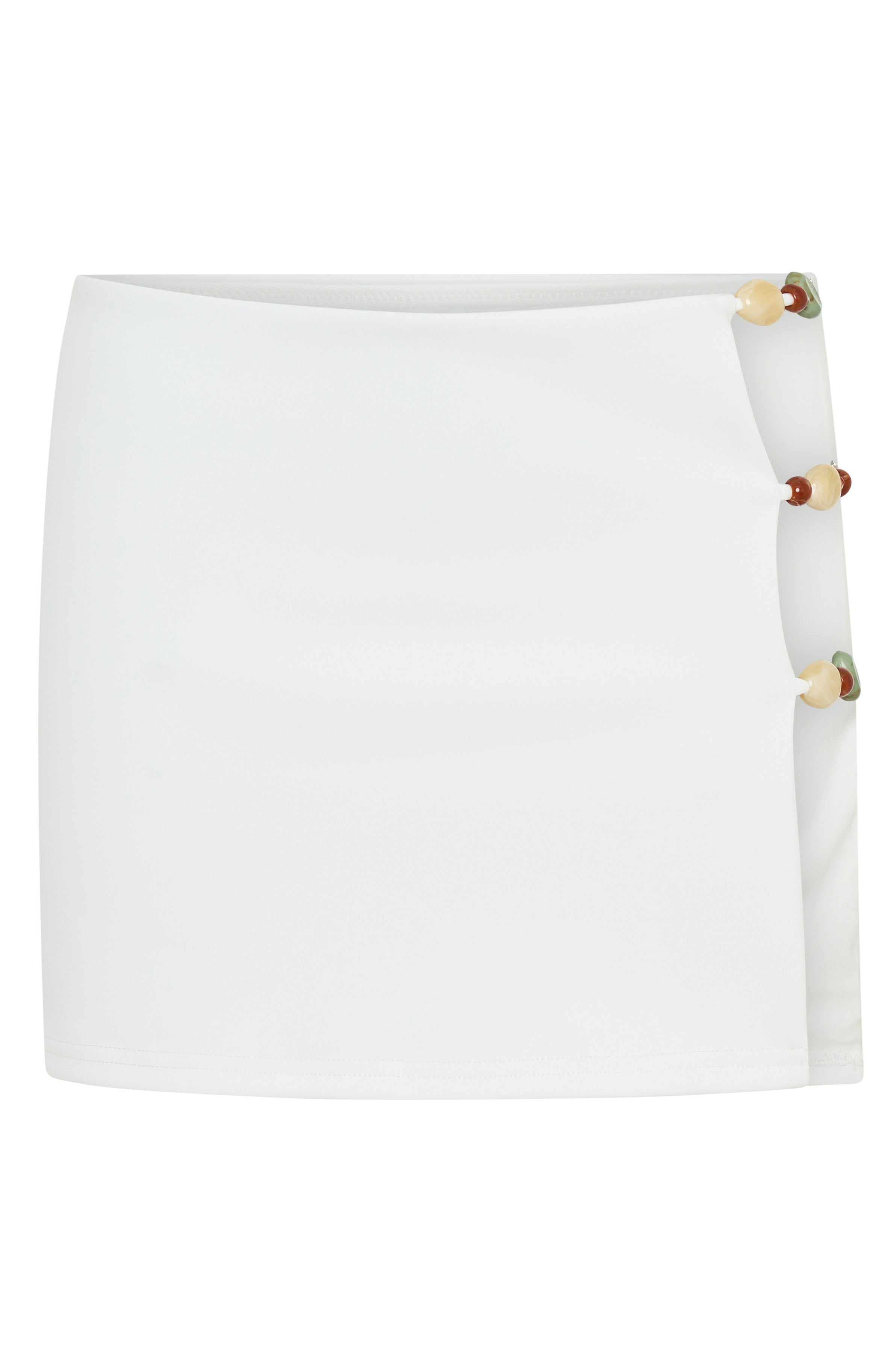 Selene Mini Skirt Off White - Image 6