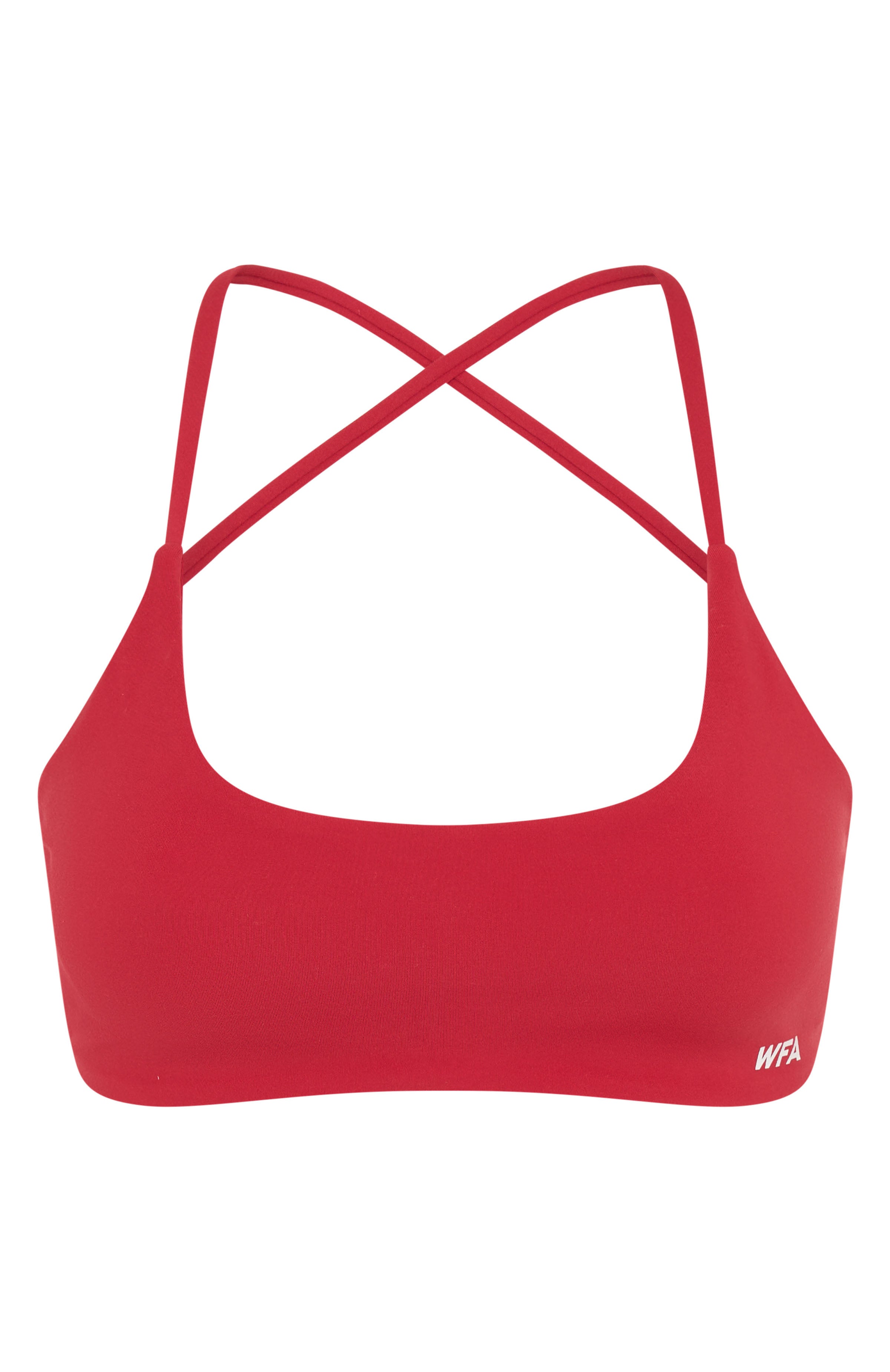 She's Healthy Sports Crop Cherry Red - Image 6