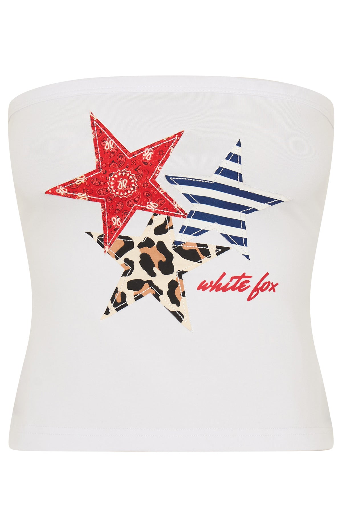 Stars In The Sky Strapless Top White - Image 5