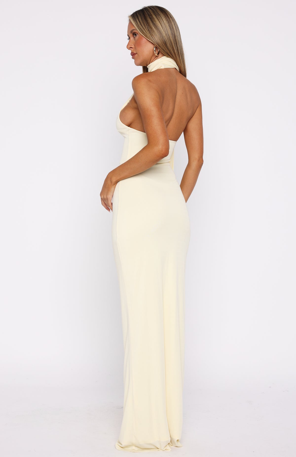 Sugar High Maxi Dress Lemon - Image 4