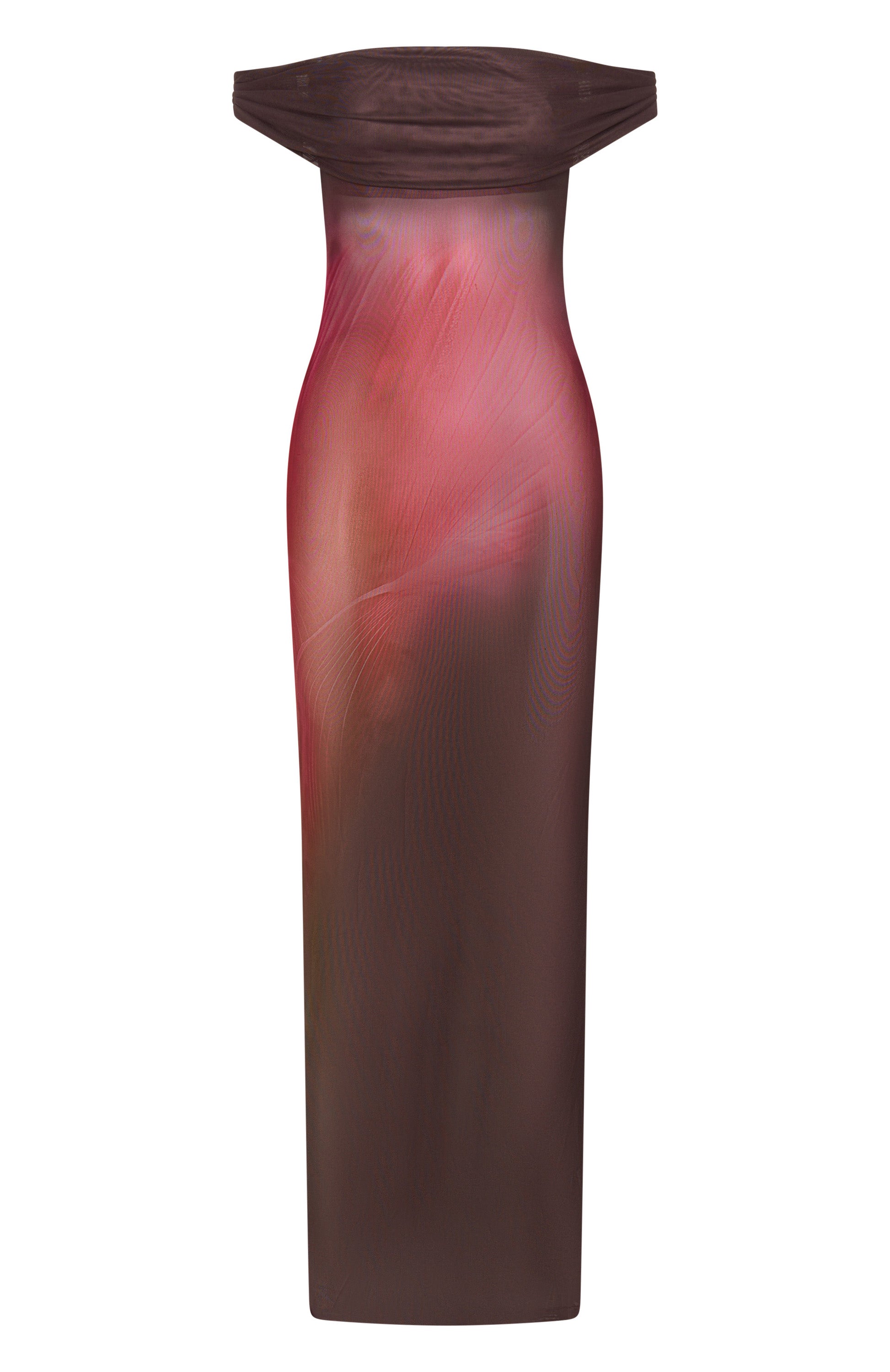 Sweet Revenge Off Shoulder Maxi Dress Blush Lily - Image 5