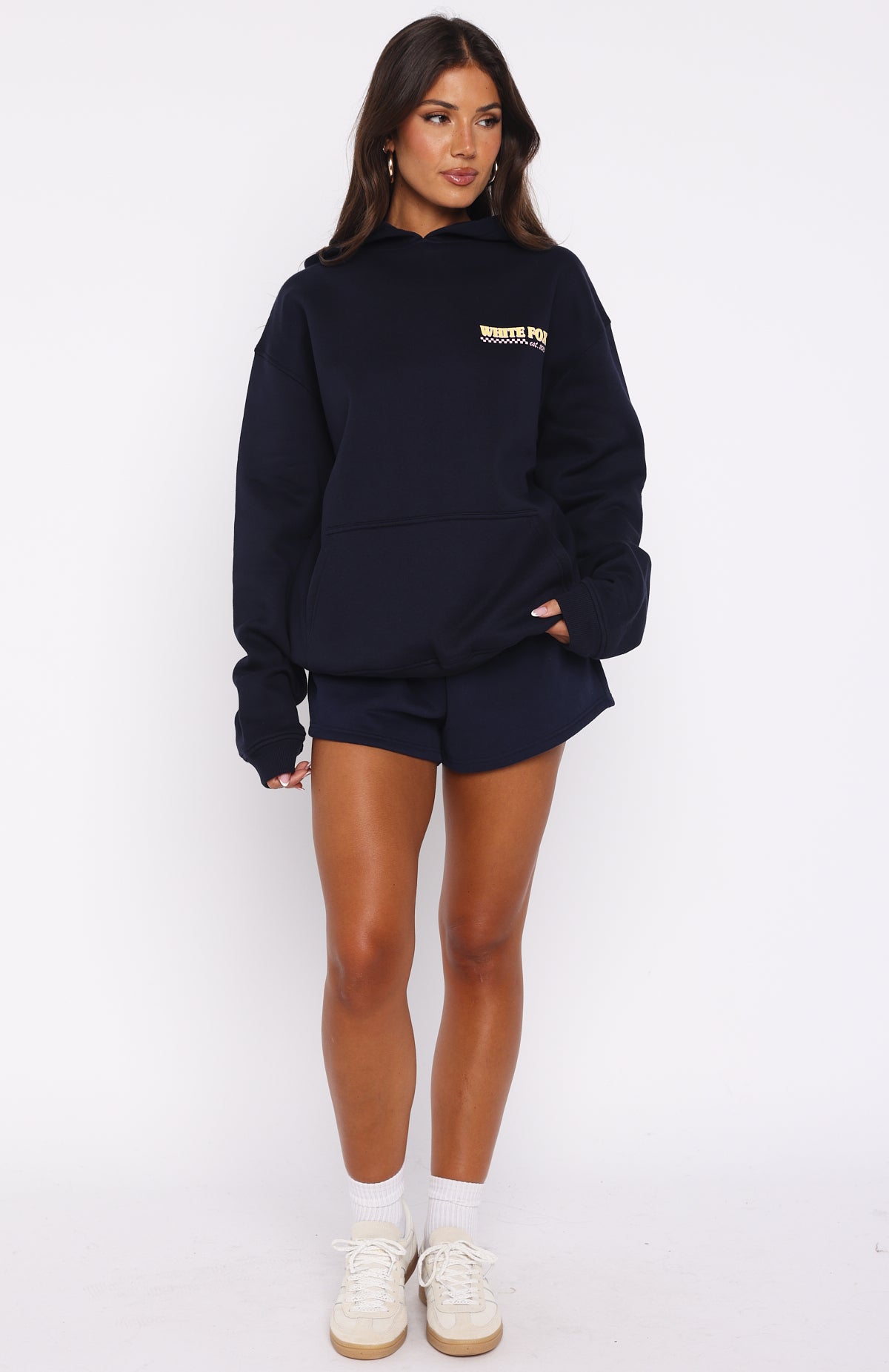 Sweeter Nights Oversized Hoodie Navy - Image 5