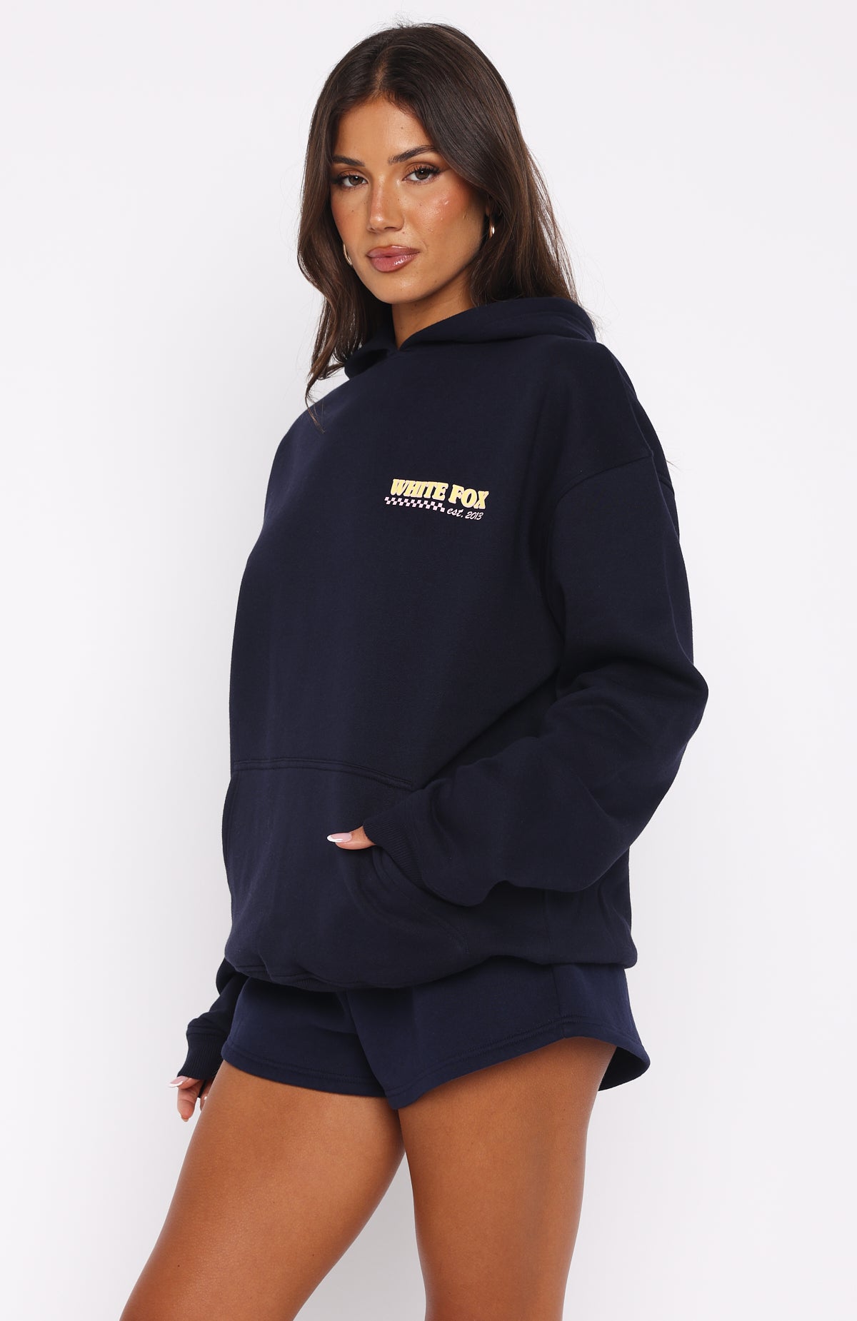 Sweeter Nights Oversized Hoodie Navy - Image 4