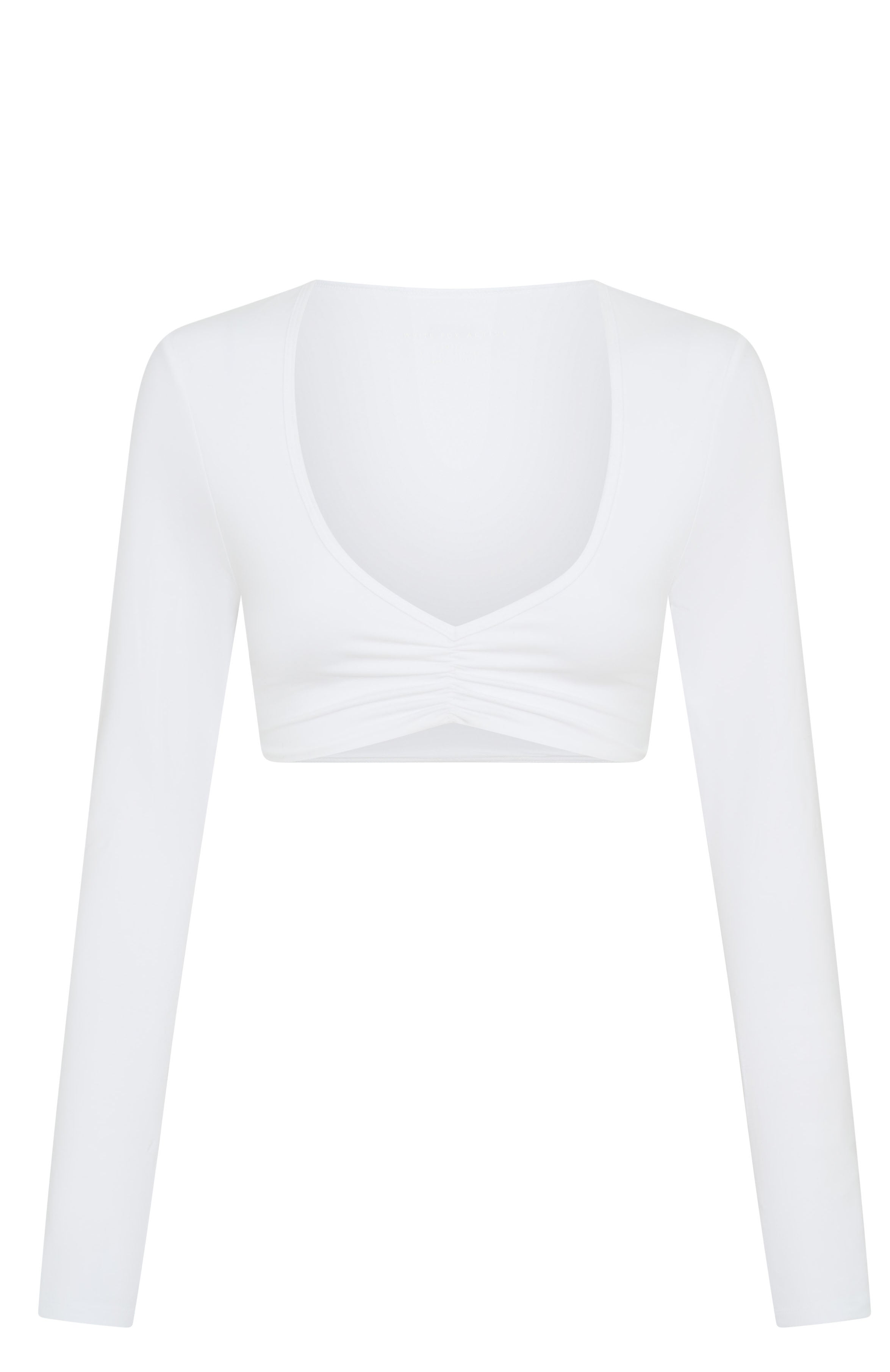 Sync Long Sleeve Crop White - Image 5