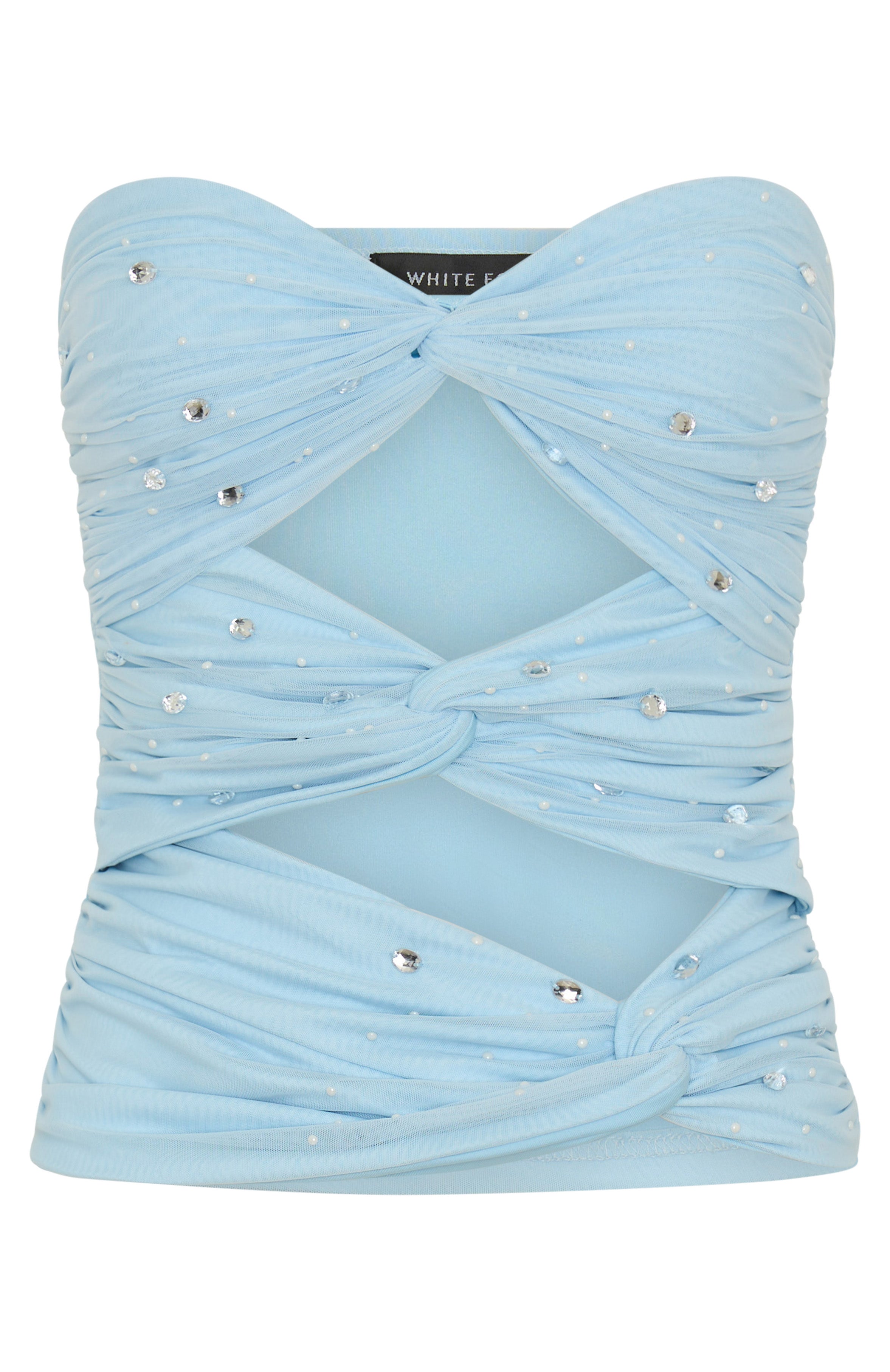 Taking What's Mine Strapless Top Blue - Image 6