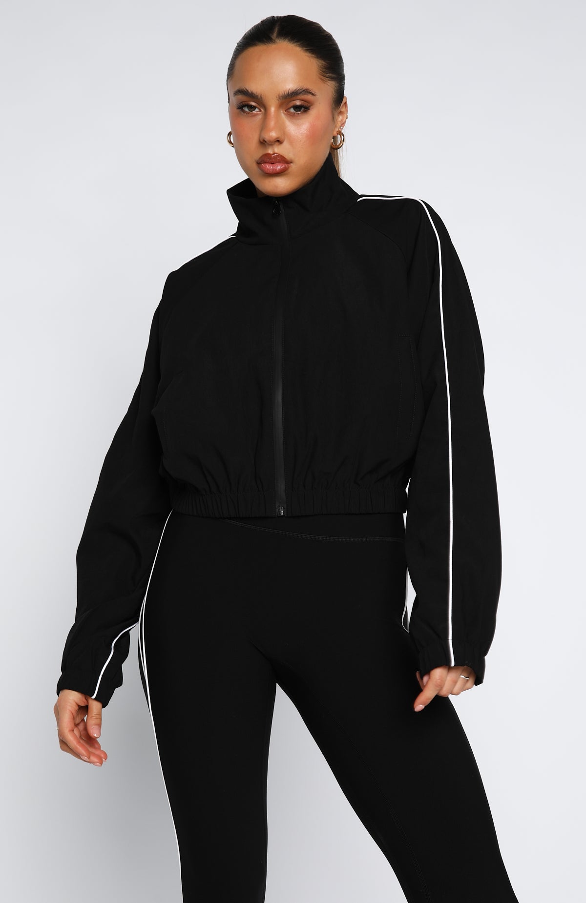 Victory Jacket Black/White - Image 3