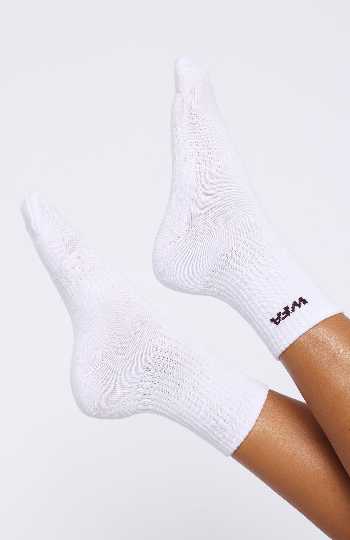 WFA Socks White/Merlot - Image 3