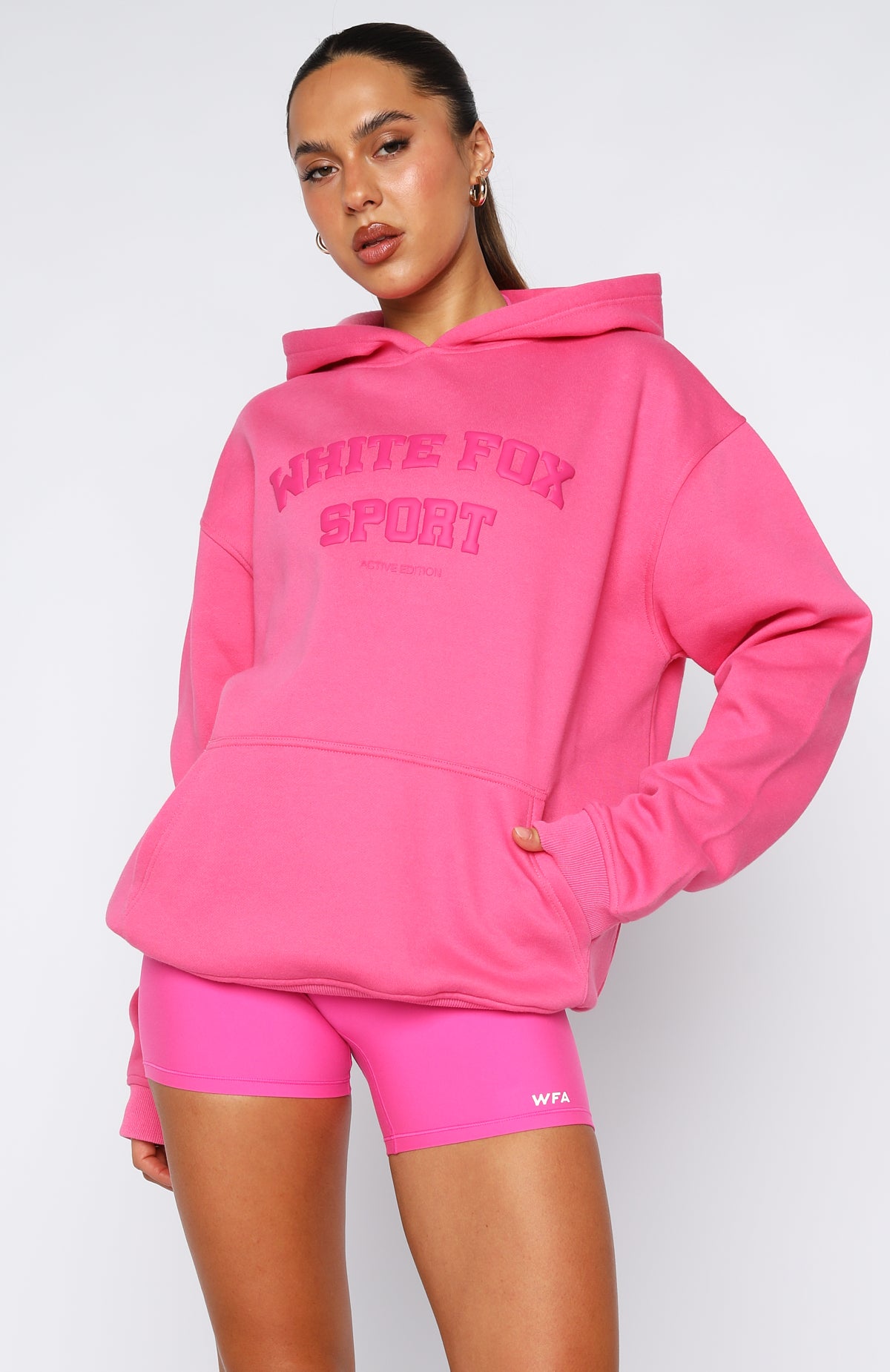 Winning Team Oversized Hoodie Bubblegum - Image 3