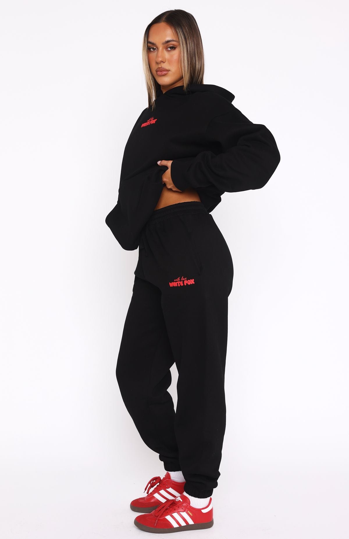 With Love In The Moment Sweatpants Black - Image 4