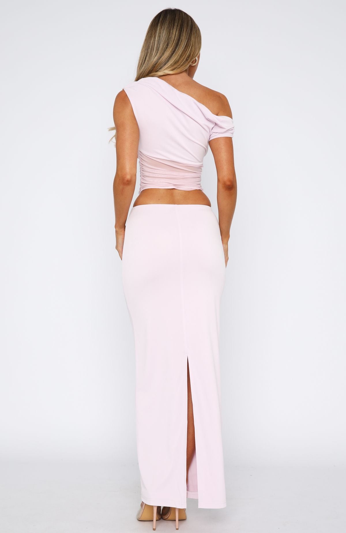 Girls Night Maxi Dress Baby Pink - Image 5