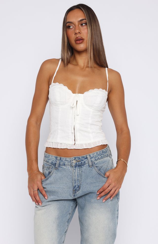 Join The Team Bustier White - Image 2