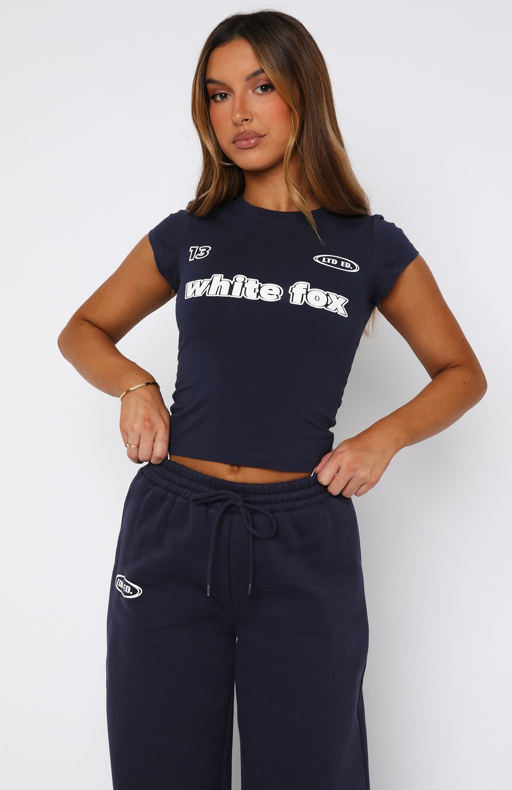 Ready To Go Baby Tee Navy - Image 2