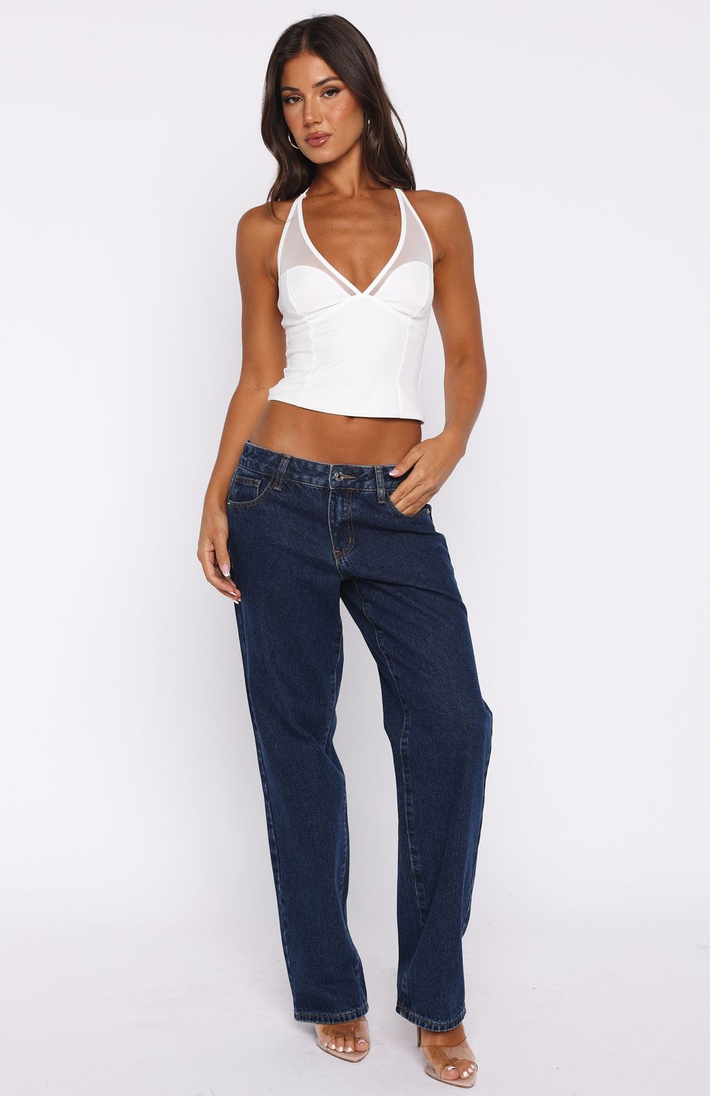 From The Skies Halter Top Off White - Image 5