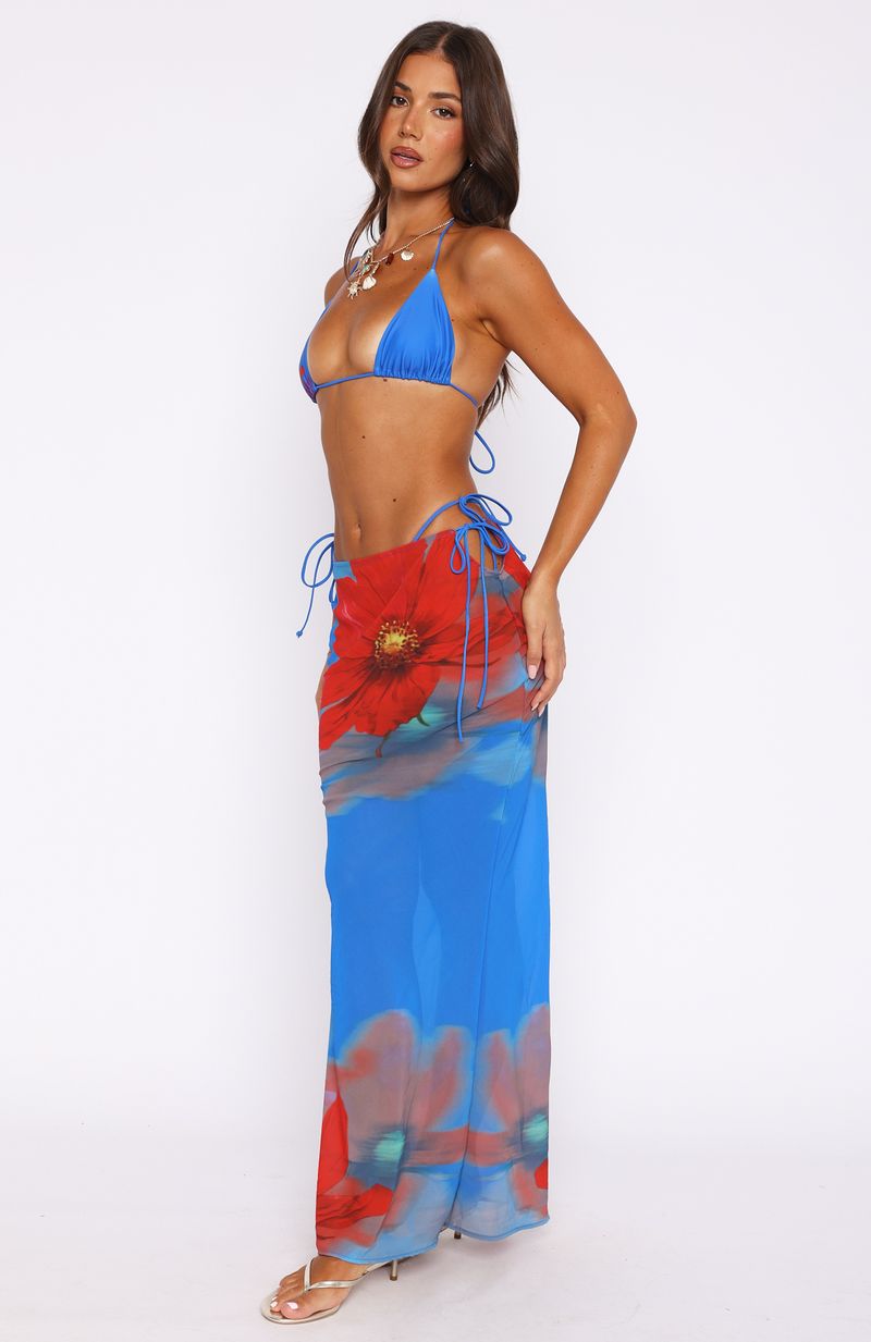 Luminous Maxi Skirt Sapphire Bloom - Image 4