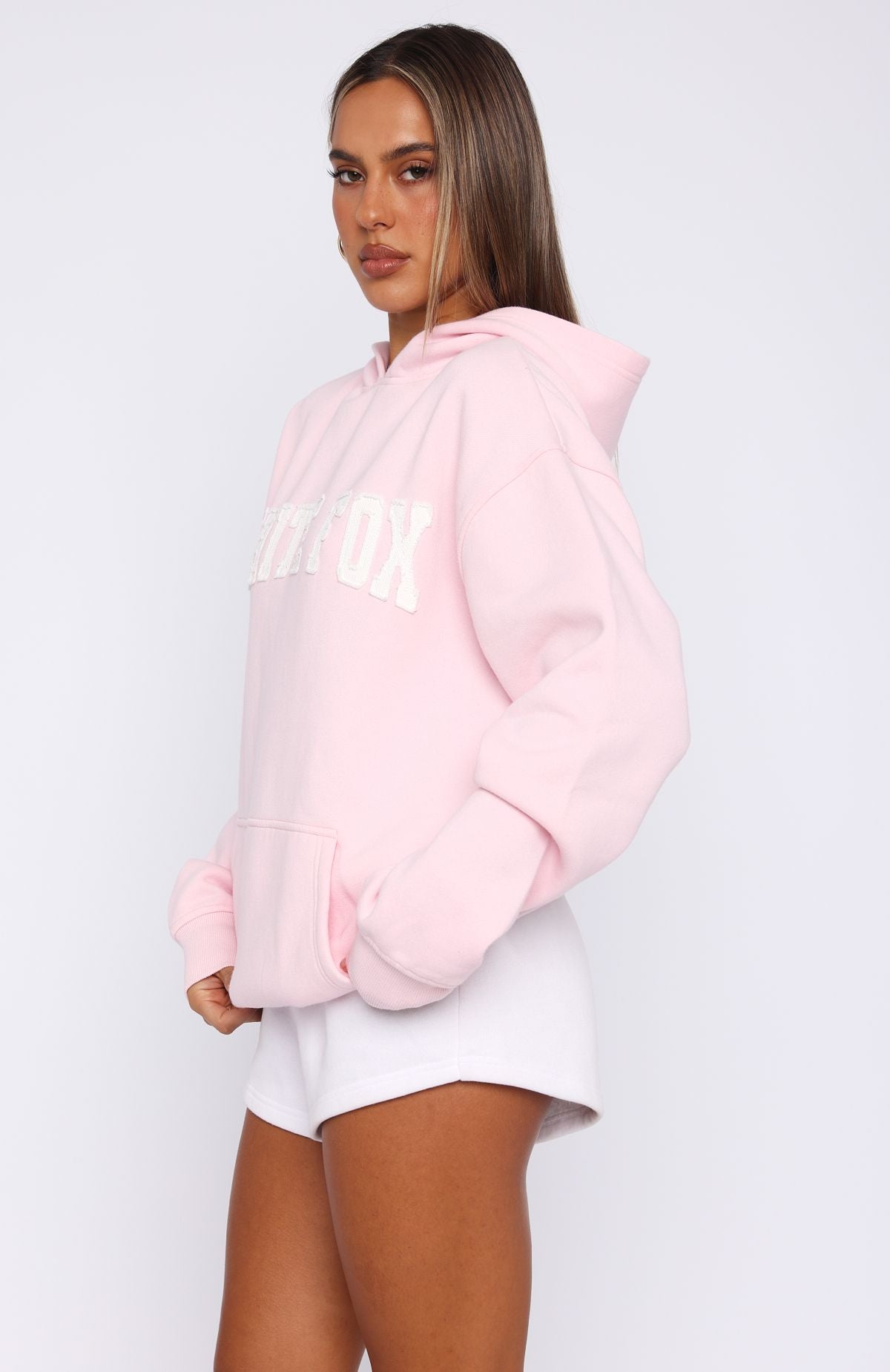 Shout It Out Oversized Hoodie Pink - Image 3