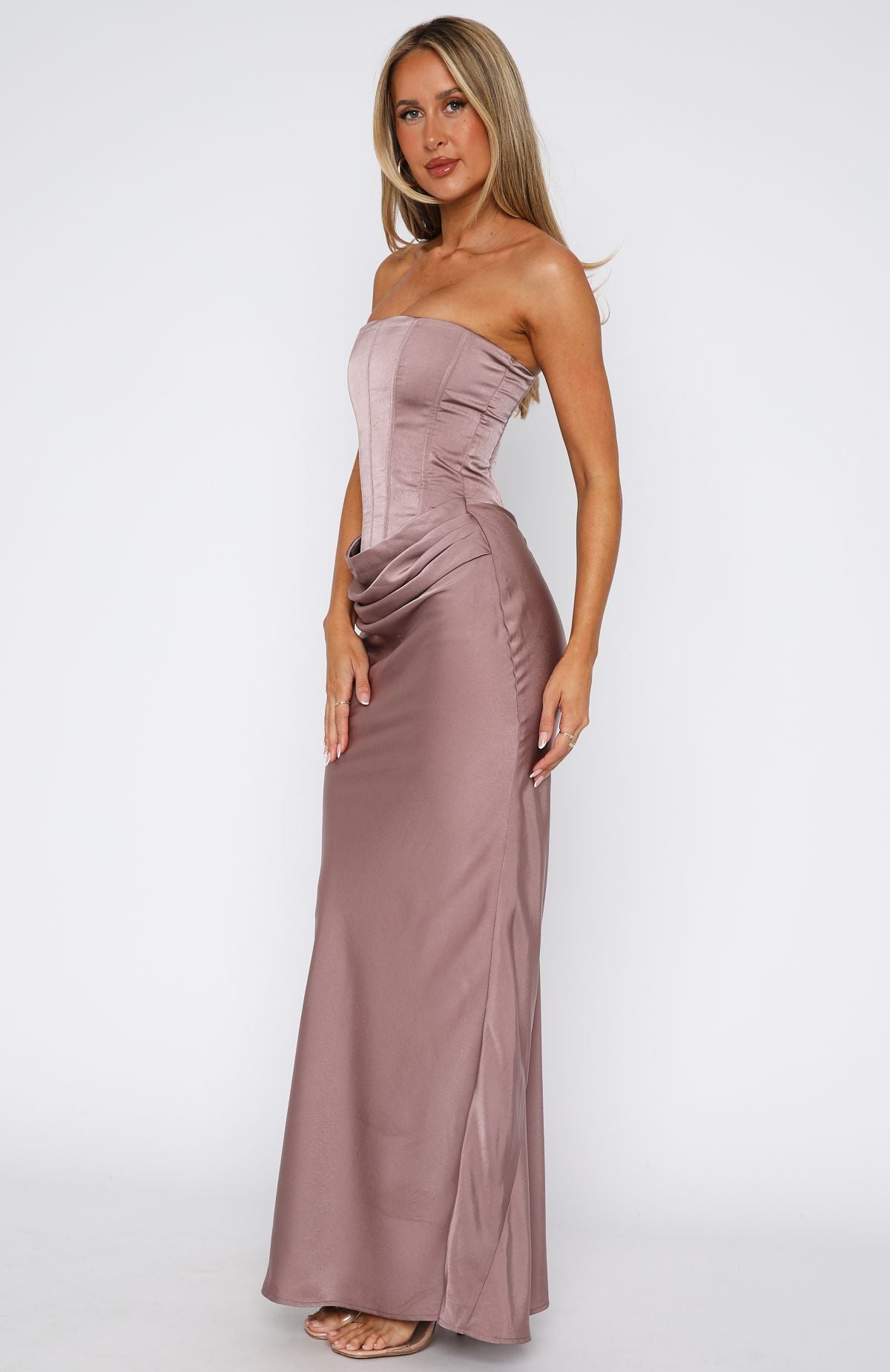 Love This Feeling Maxi Dress Mocha - Image 4