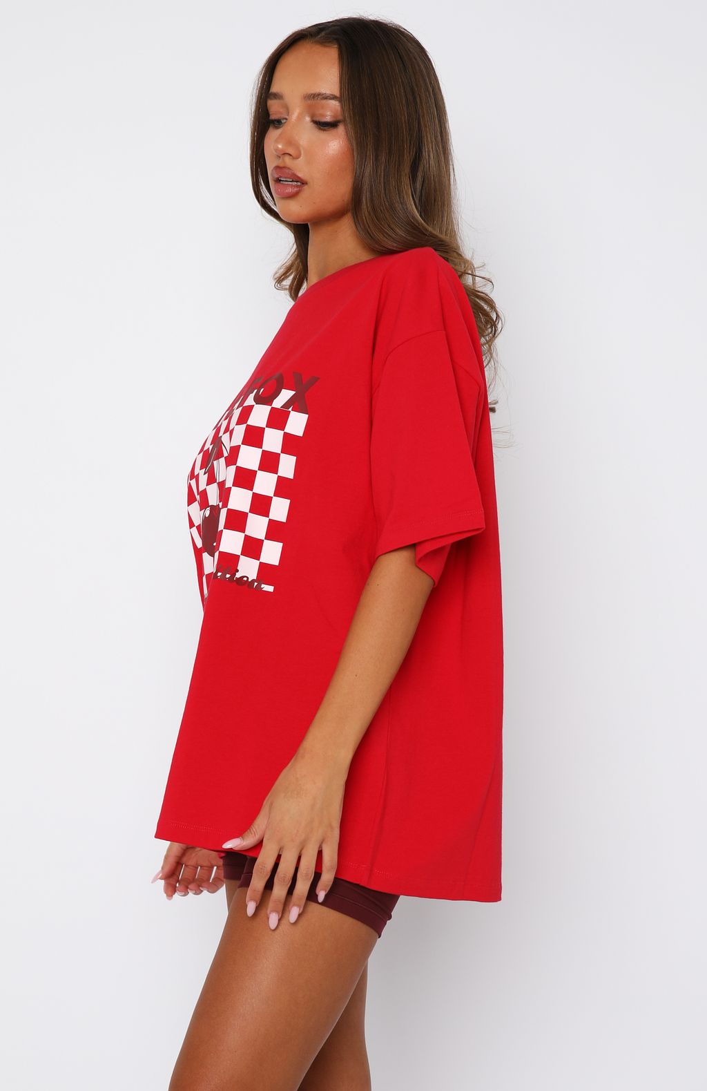 Sweet Cherry Edition Oversized Tee Red - Image 3
