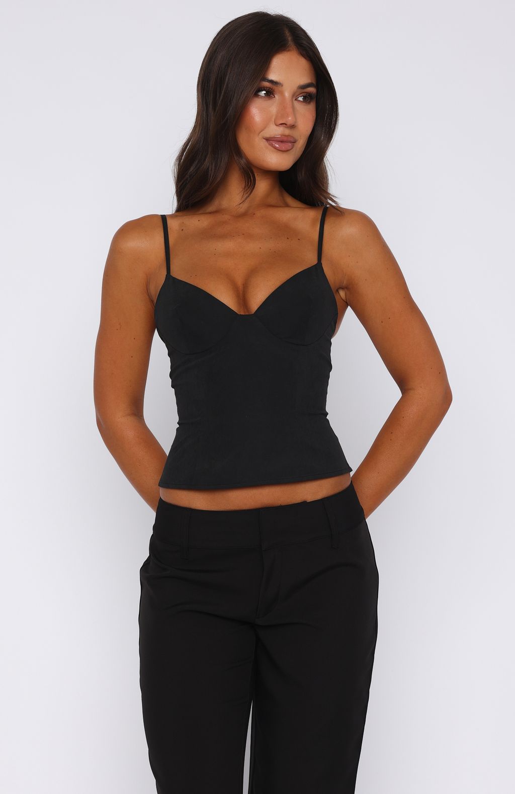 Have A Nice Day Top Black - Image 2