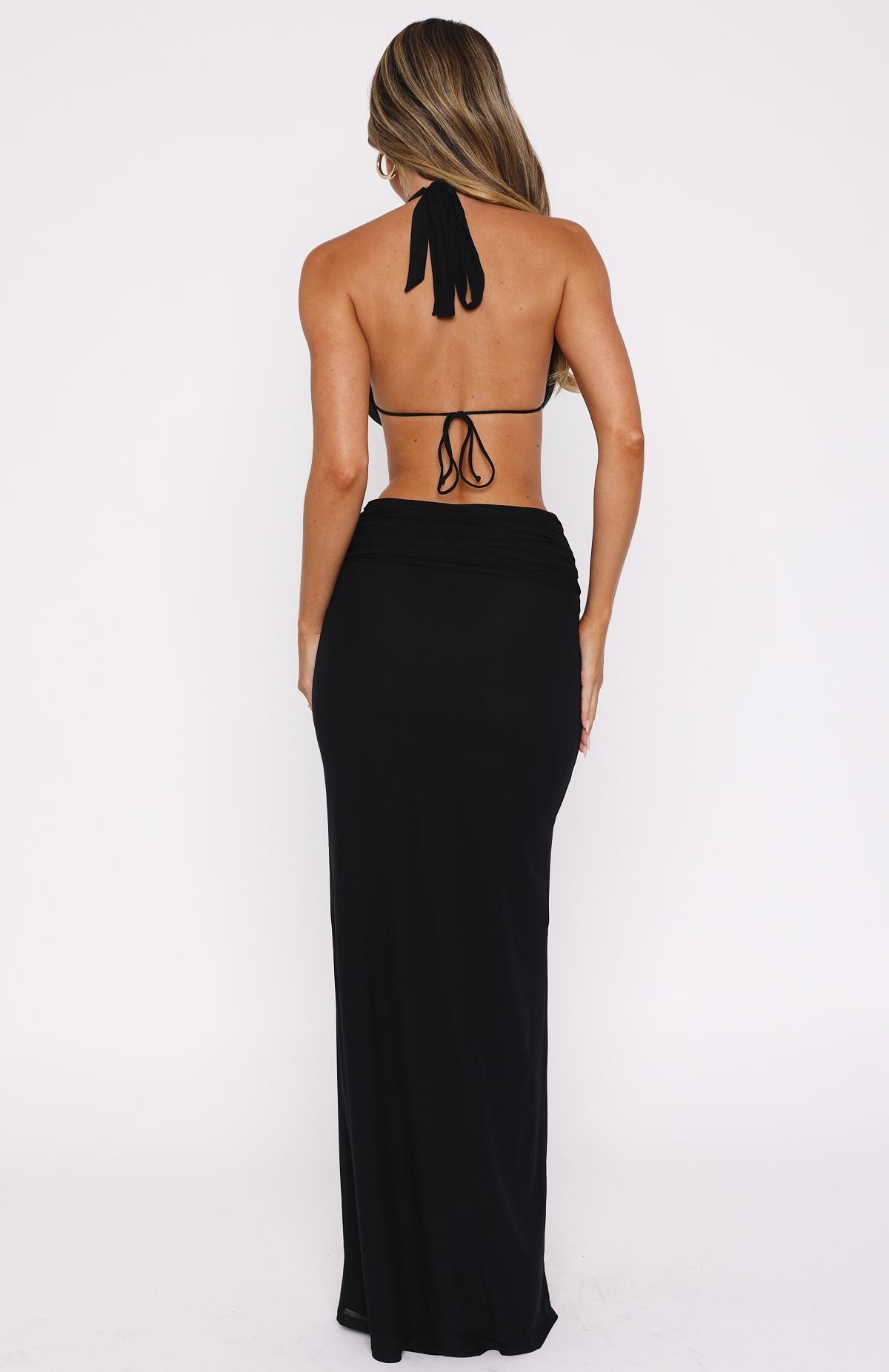 Everybody's Watching Maxi Dress Black - Image 5
